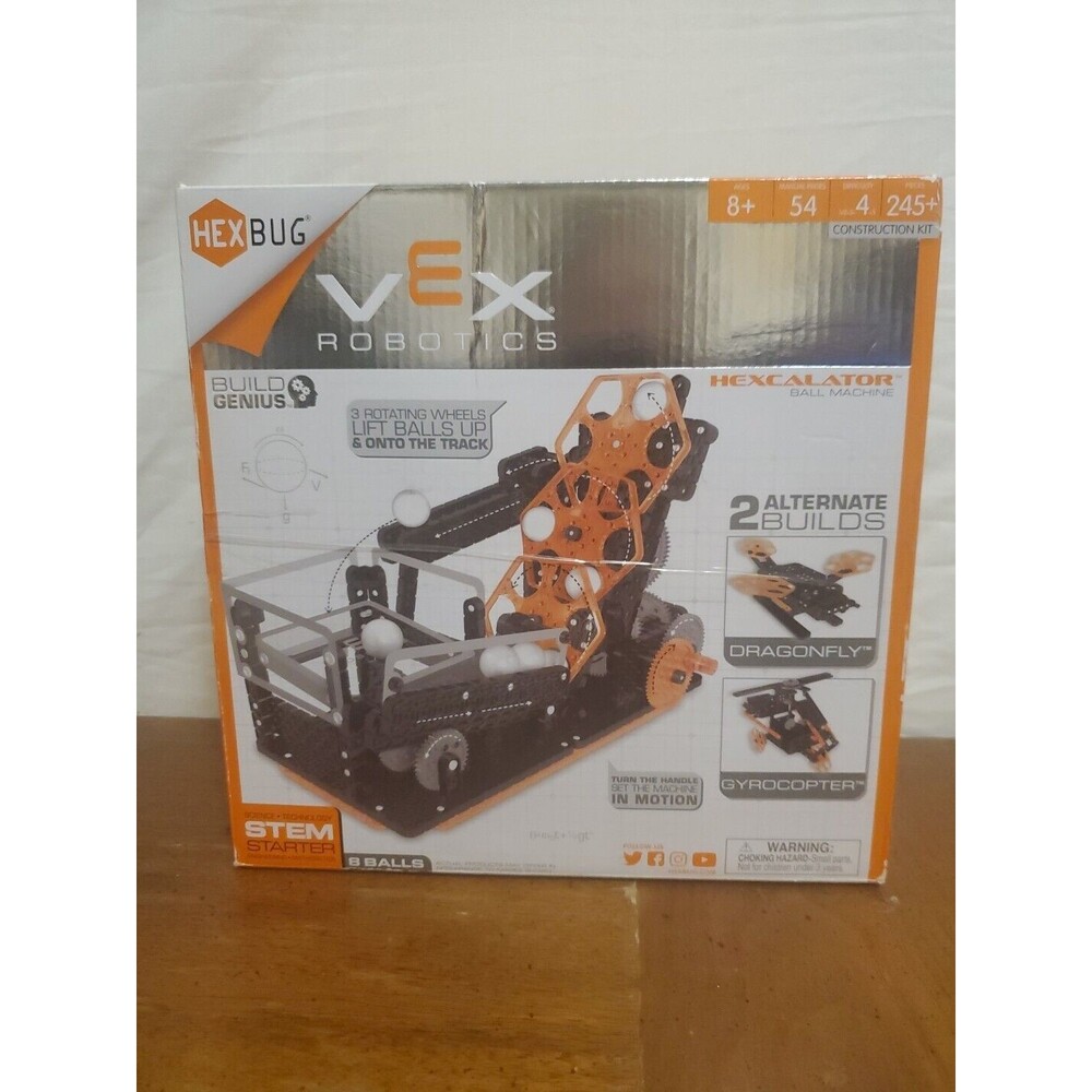 Hexbug Stem 406-4206 VEX Robotics Hexcalator Ball Machine-Dragonfly Gyrocopt Com